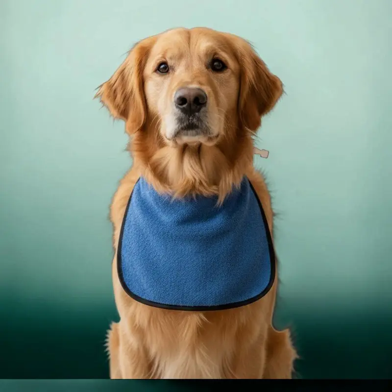 Plain Blank Dog Bib: plain bibs