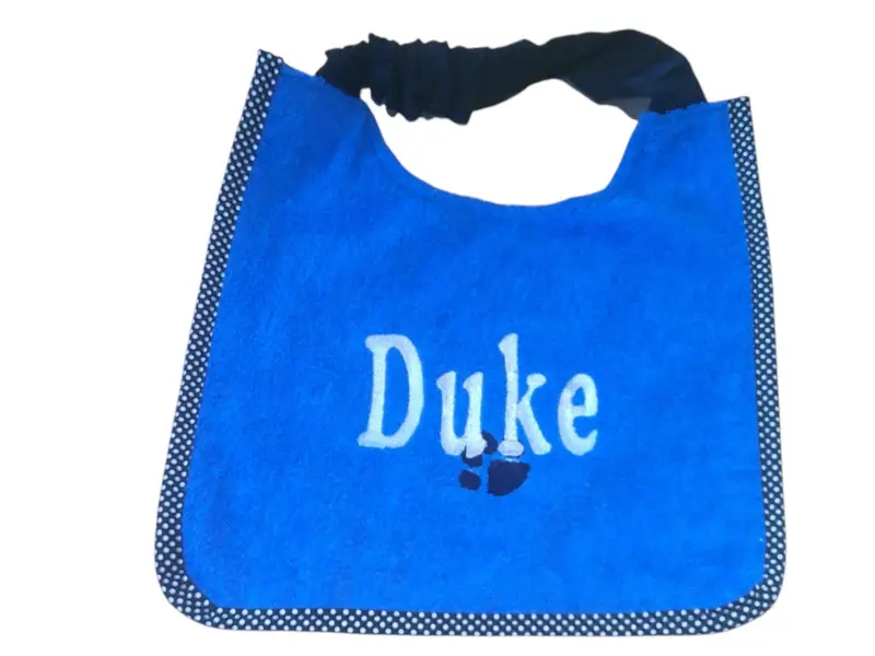 Dog bib brand new with name DUKE and paw, photo 6