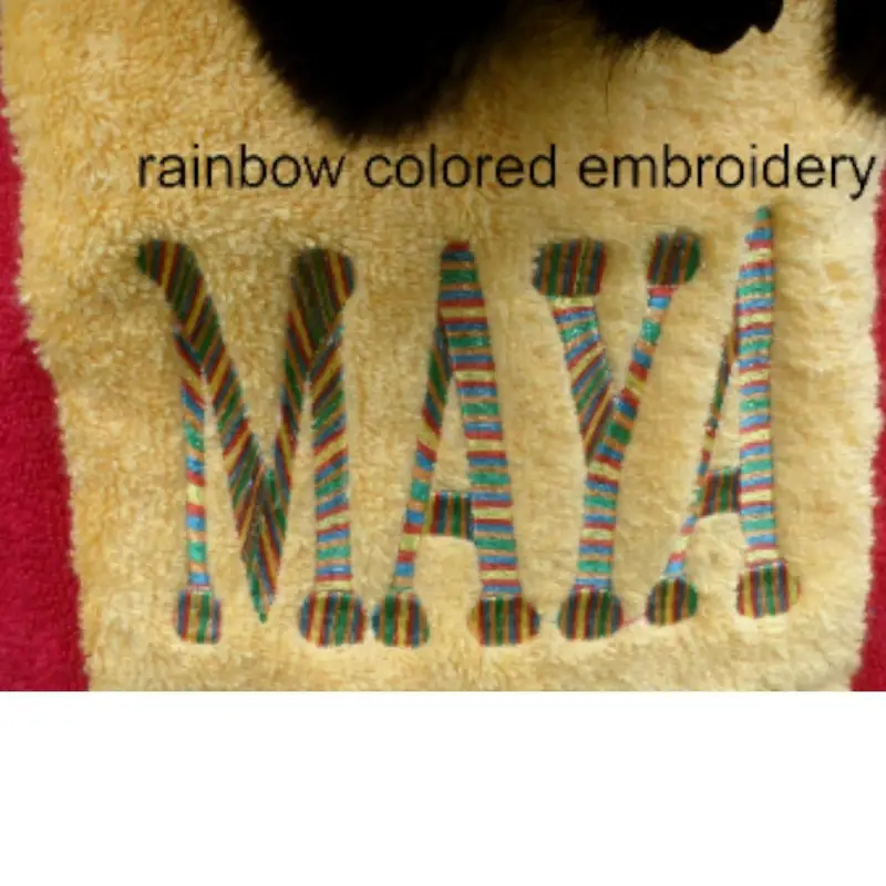 Two Coloured Personalised dog bib, photo 9