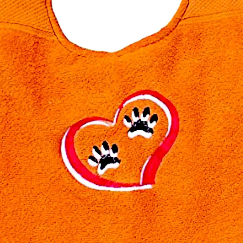3D Paw Heart Dog Bib, photo 10