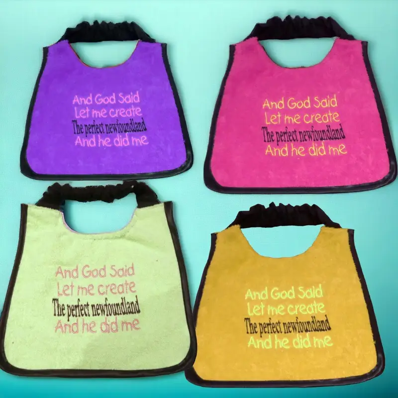 Newfoundland Dog Bib: and god