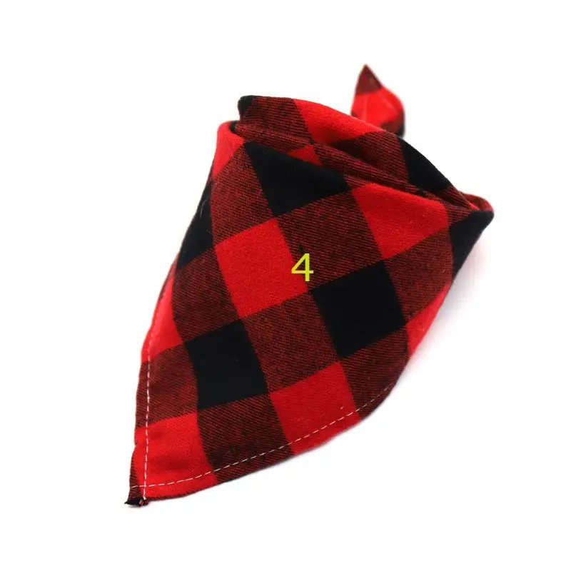 Custom Embroidered Tartan Dog Bandana, photo 2
