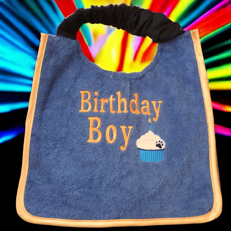 Birthday Boy/Girl dog bib: bday boy
