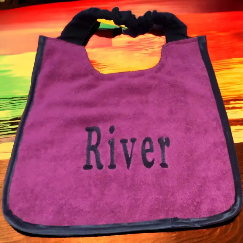 Personalised dog bib: bib with name