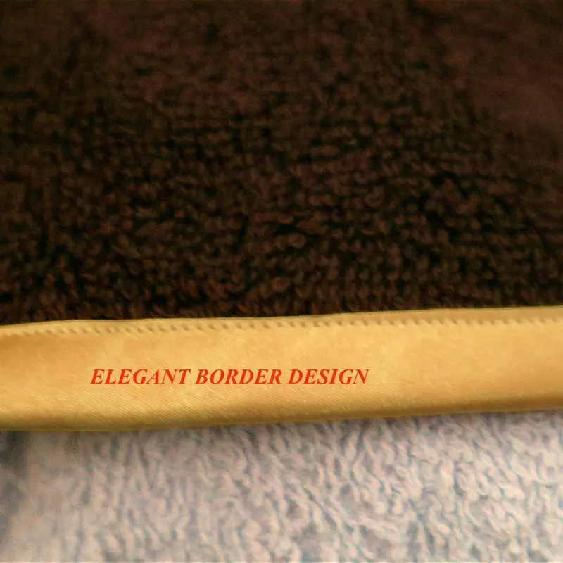Stylish dog bib personalised with name: brown