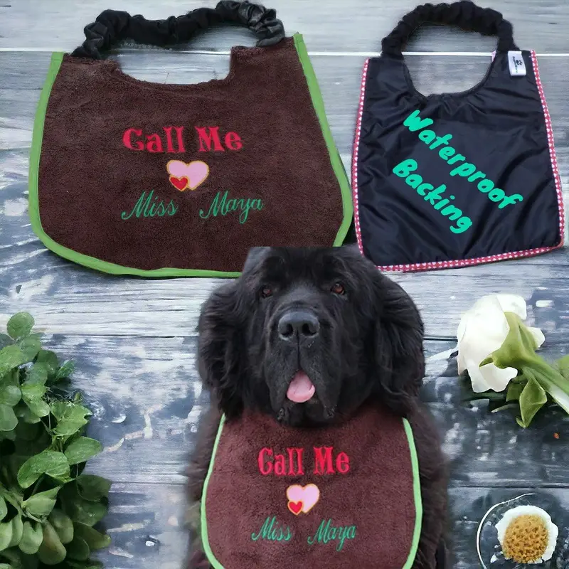 Personalised Dog Bib: call me