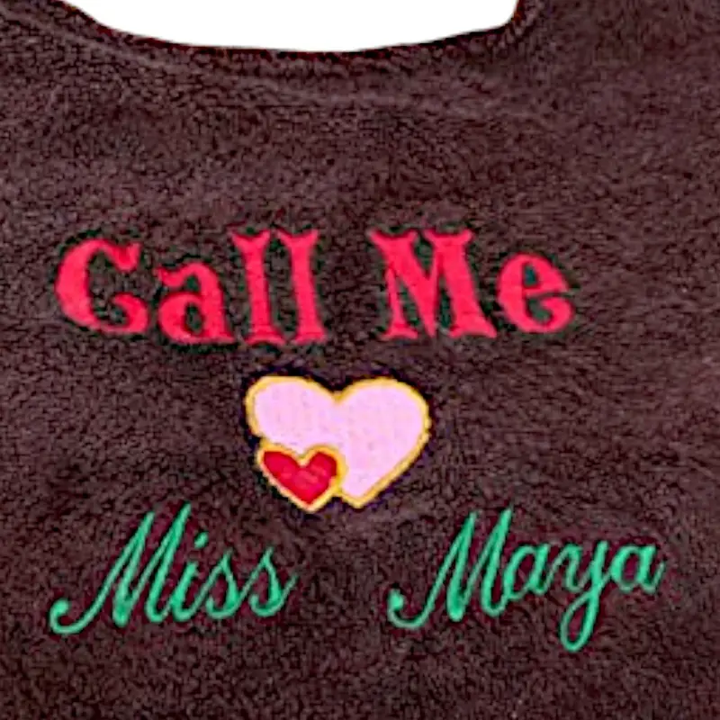 Personalised Dog Bib: call me