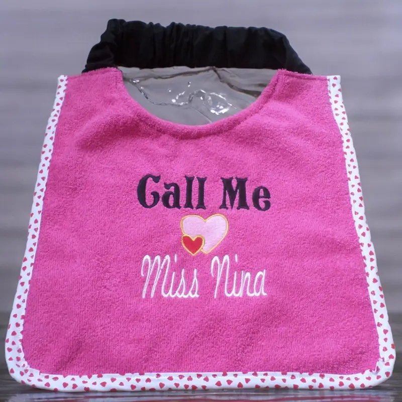 Personalised Dog Bib: call me miss nina