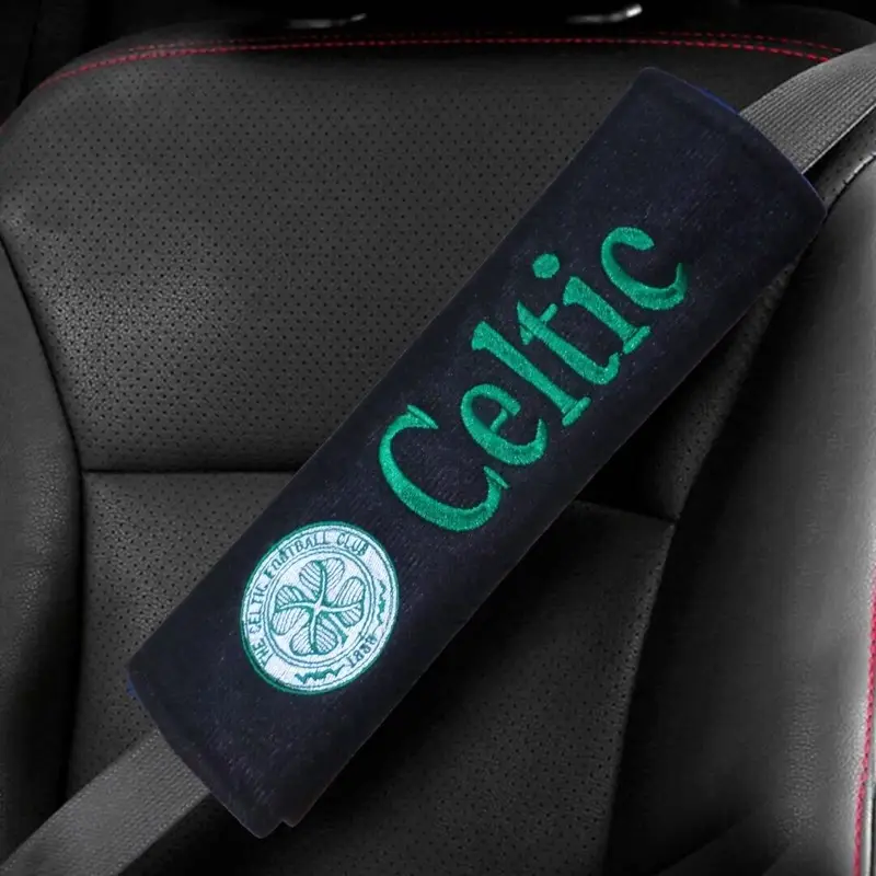 Football Fan Personalised Seat Belt Cover: celtic