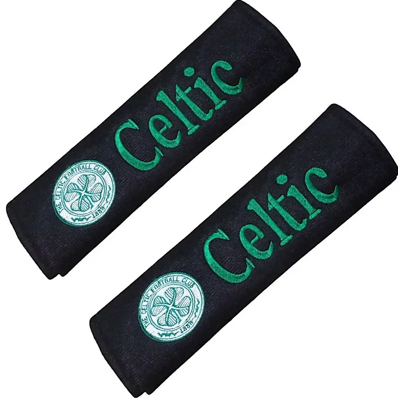 Football Fan Personalised Seat Belt Cover: celtic