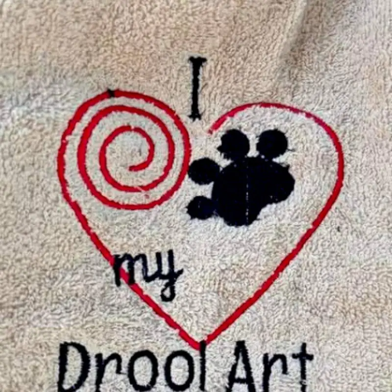 Drool art dog bib, photo 10