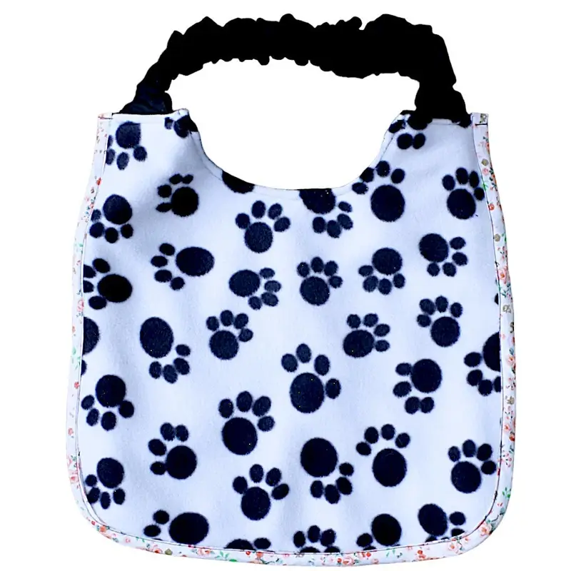 paw printed bag