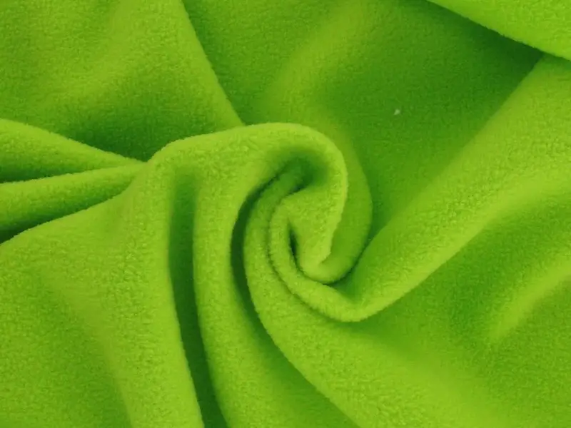 Fleece plain dog bib: fleece lime green