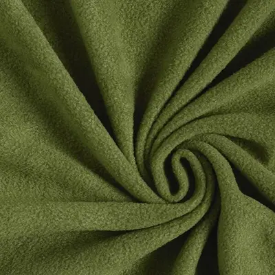 Fleece plain dog bib: fleece olive