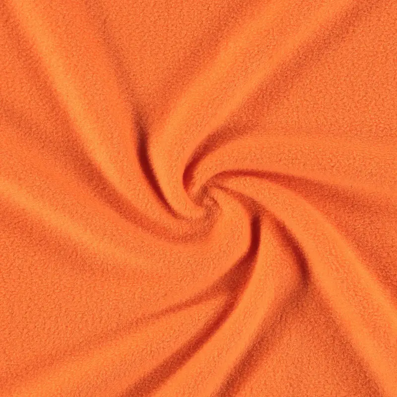 Fleece plain dog bib: fleece orange