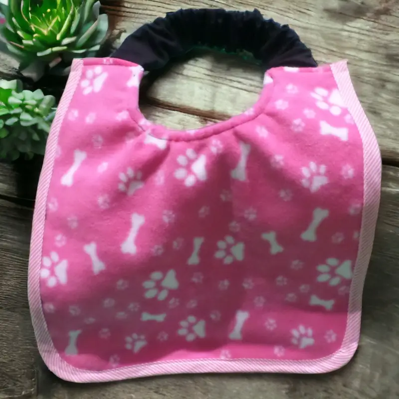 Pink Fleece Dog Bib, photo 3