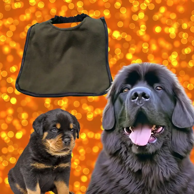 Plain coloured dog bib