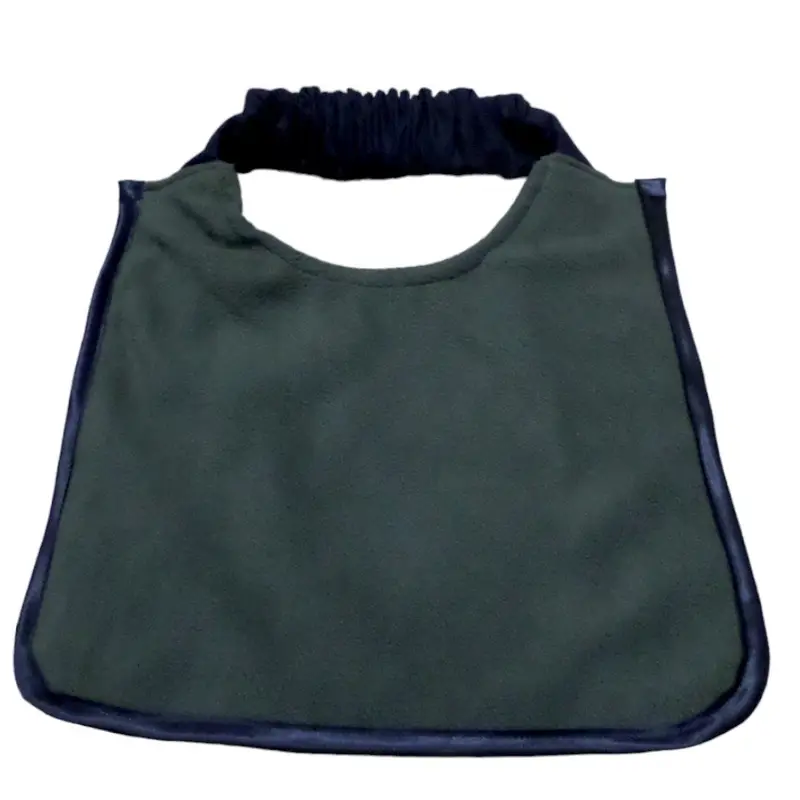 plain black dog bib