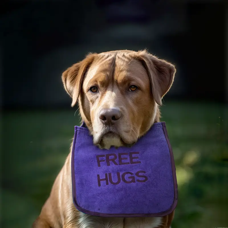 personalised dog bibs fully embroidered