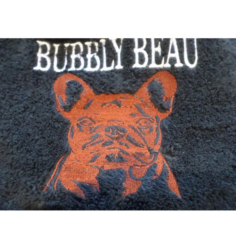 French bulldog custom tailor made bib: frenchie