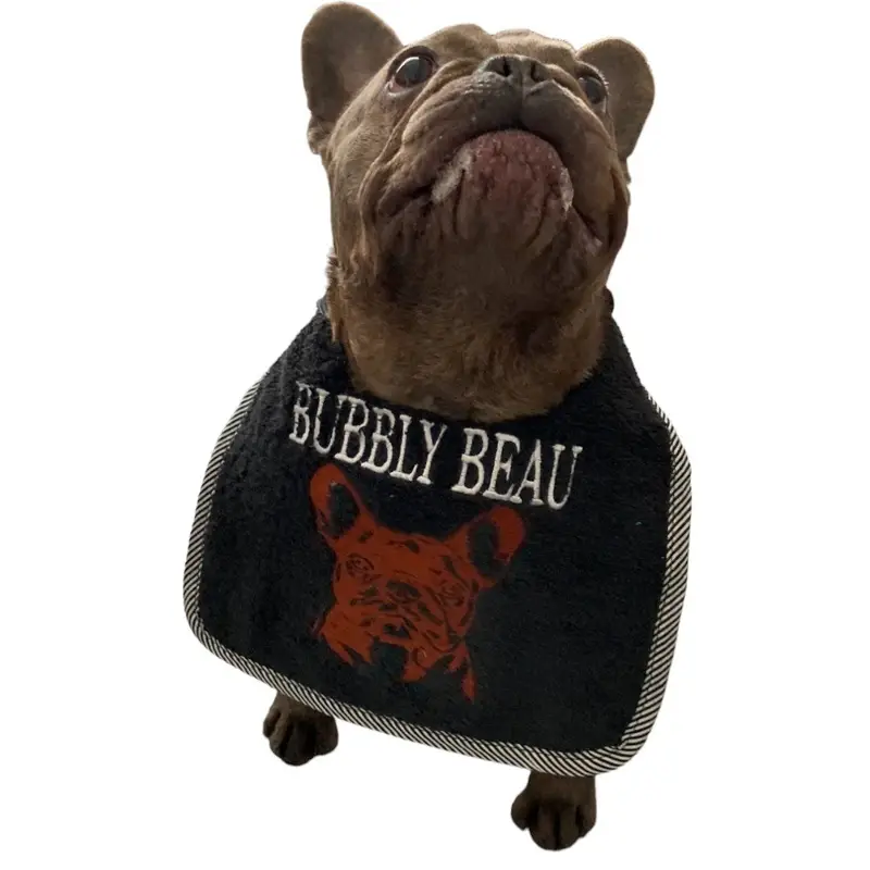 French bulldog custom tailor made bib: frenchie