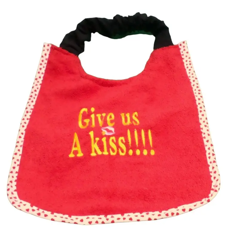 Give us a kiss cute dog bib, photo 10