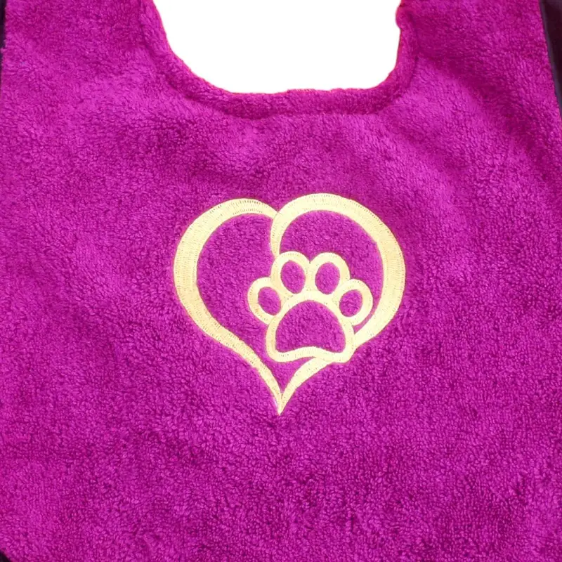 Paw & heart dog bib, photo 2