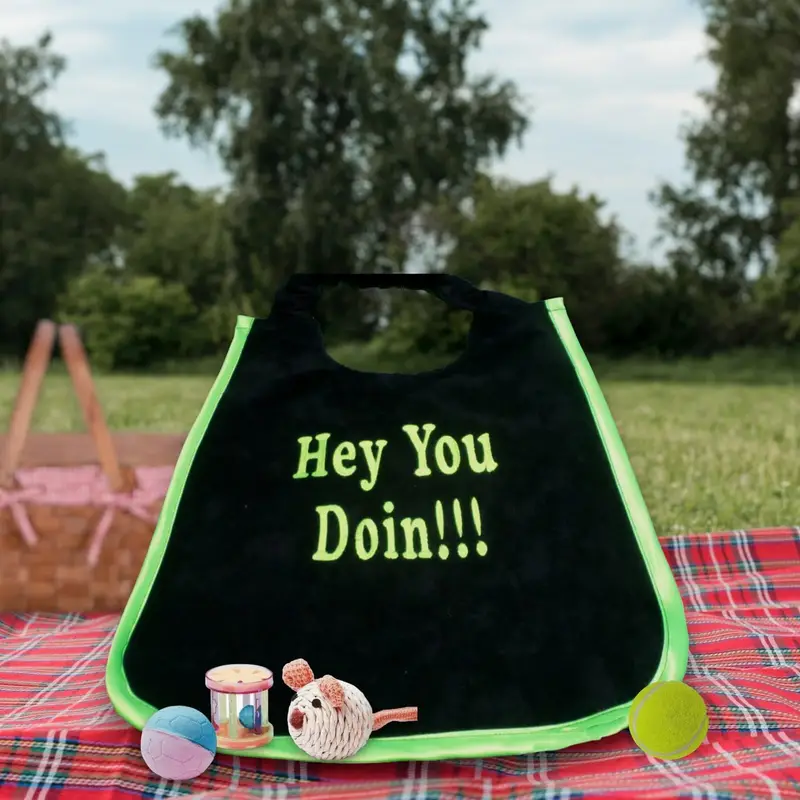 Personalise your own dog bib: hey you