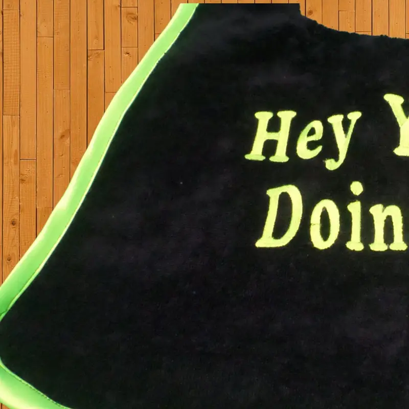 Personalise your own dog bib: hey you