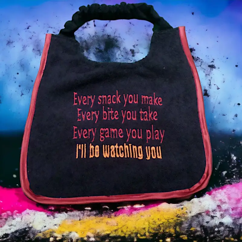 I’ll be watching you sneaky dog bib: ill be watching you