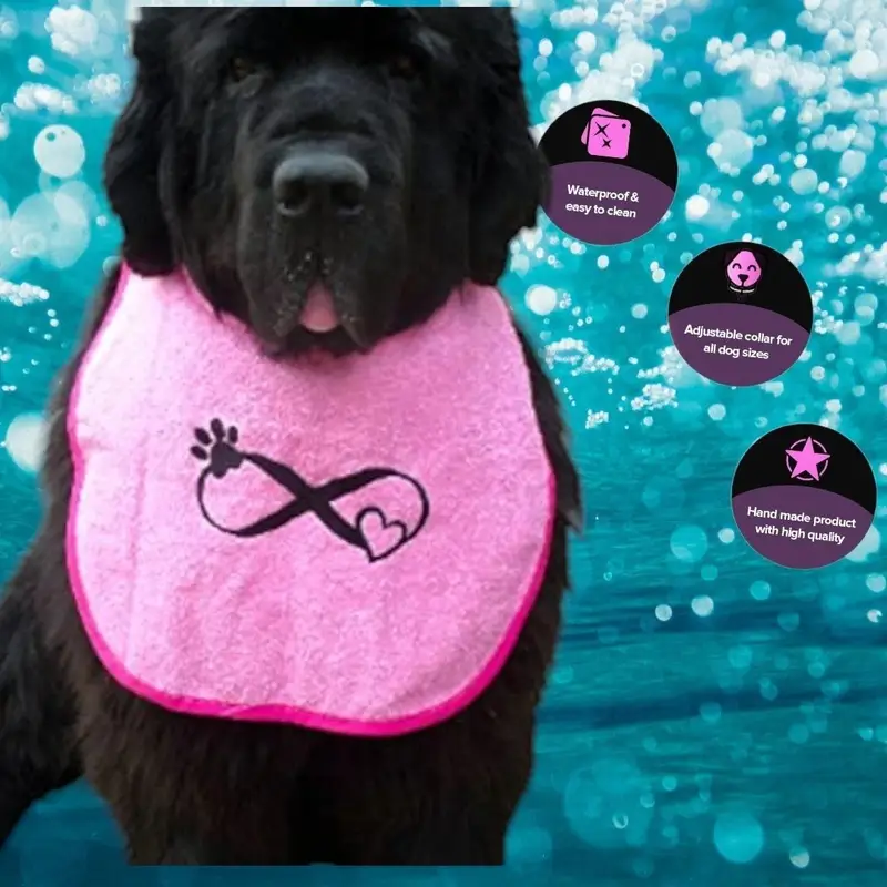 infinity dog bib