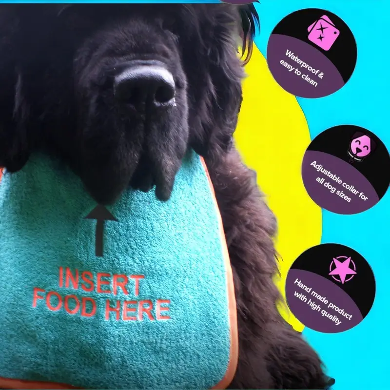 Custom ‘INSERT FOOD HERE’ Dog Bib, photo 8
