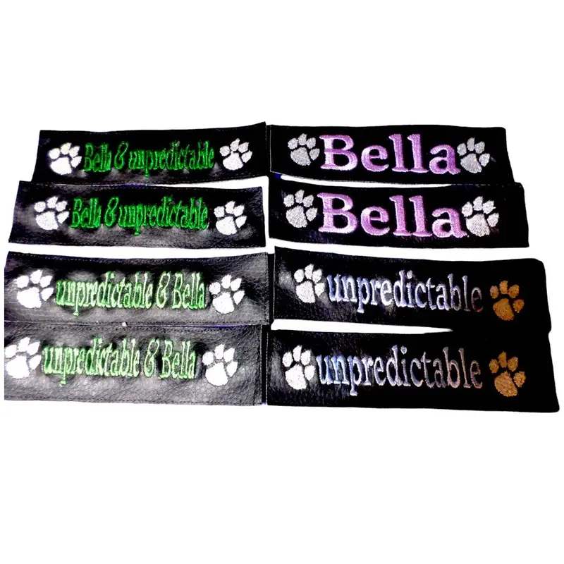 Embroidered dog harness labels, photo 11