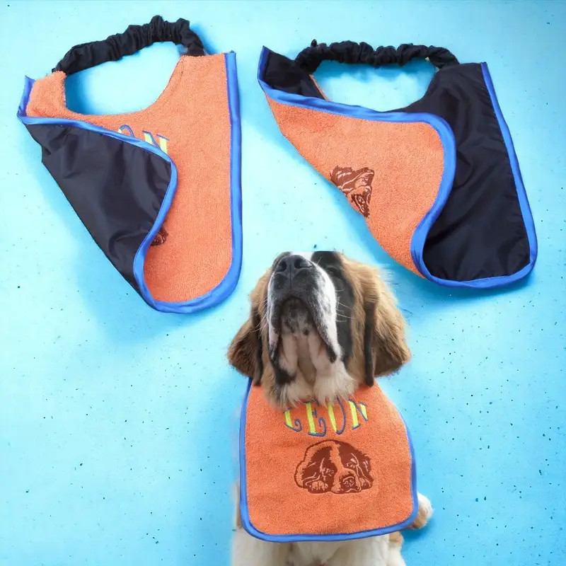 Customisable Saint Bernard Drool Bib: leon