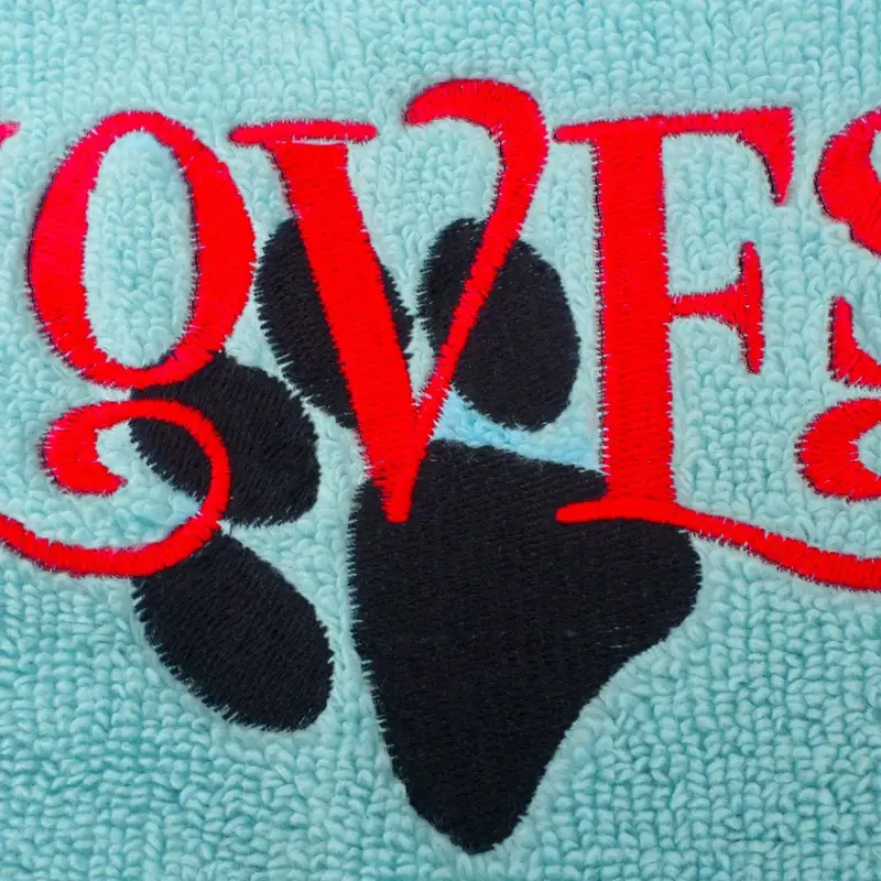Loves & paw dog bib: lovespaw
