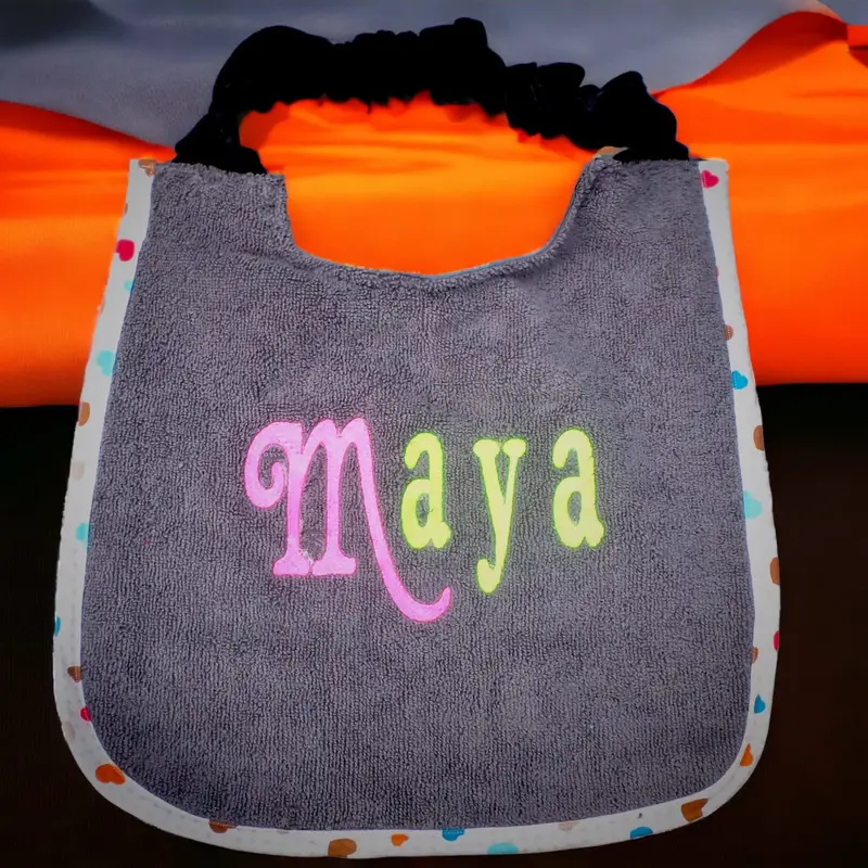 Neon-Chic Personalised Dog Bibs: p6