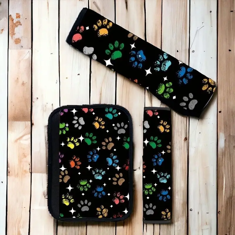 Paw Prints seat belts covers (Pair), photo 5