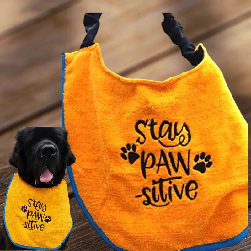 Stay pawsitive dog bib, photo 4