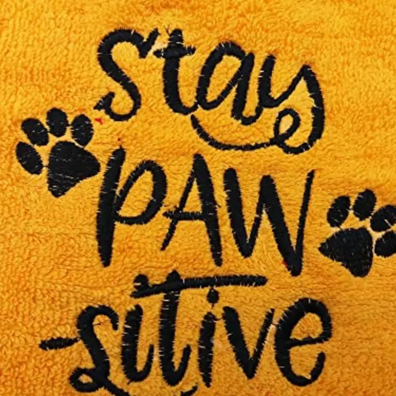 Stay pawsitive dog bib, photo 2