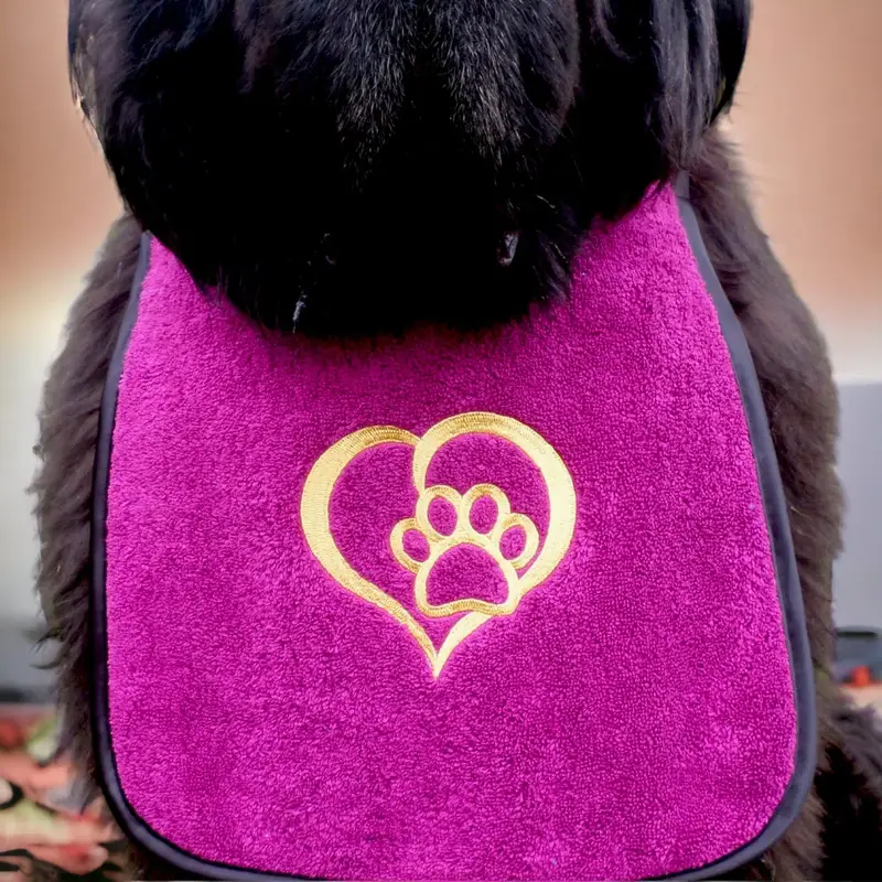 Paw & heart dog bib, photo 5