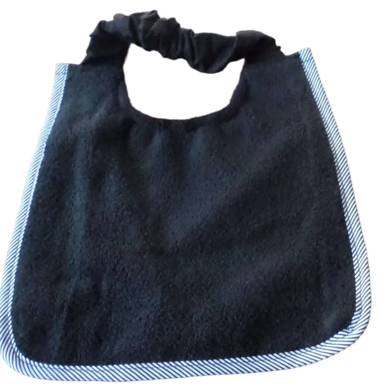Plain Blank Dog Bib: plain blk