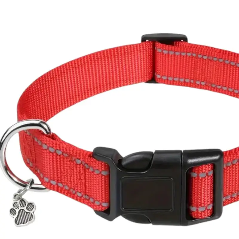Red Reflective Dog Collar, photo 2