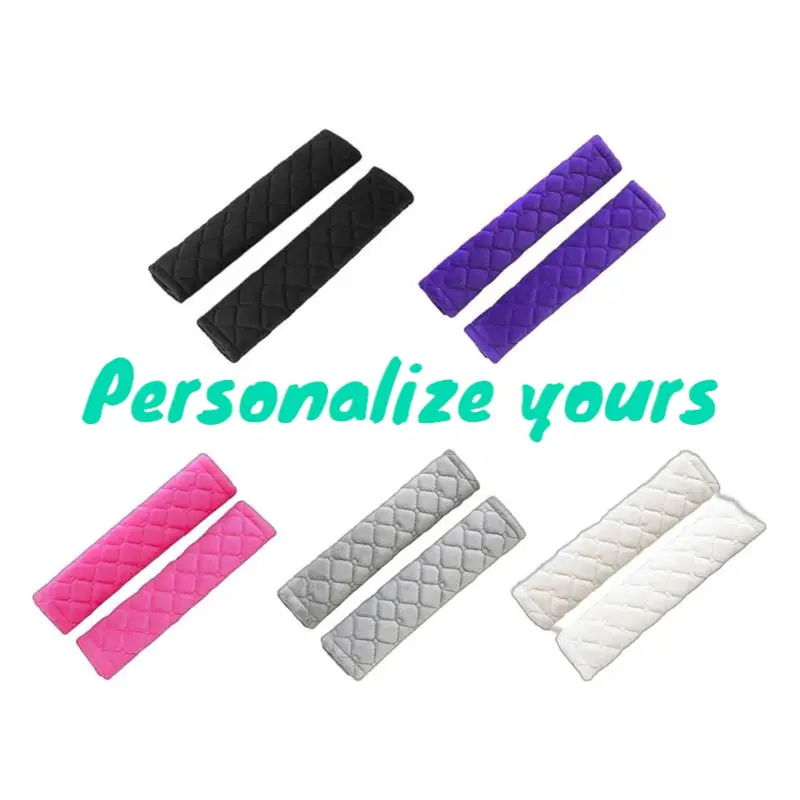 Scotland Embroidered Strap Covers (Pair): seat belts design