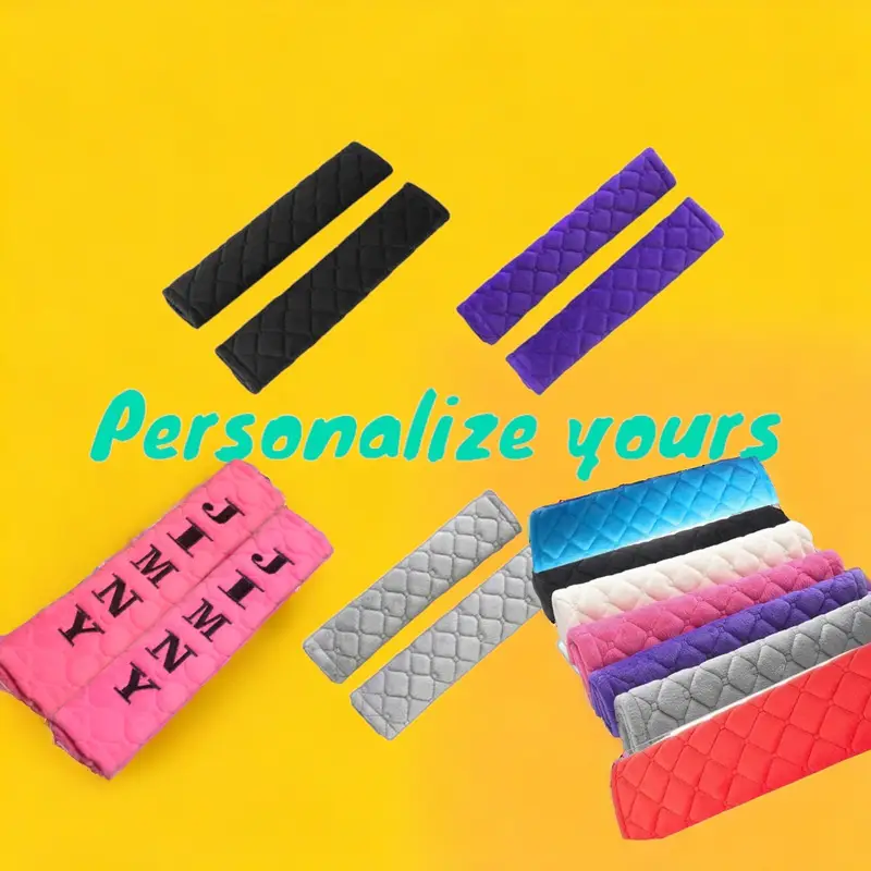 Personalised Seatbelt Covers: seatbelts name only