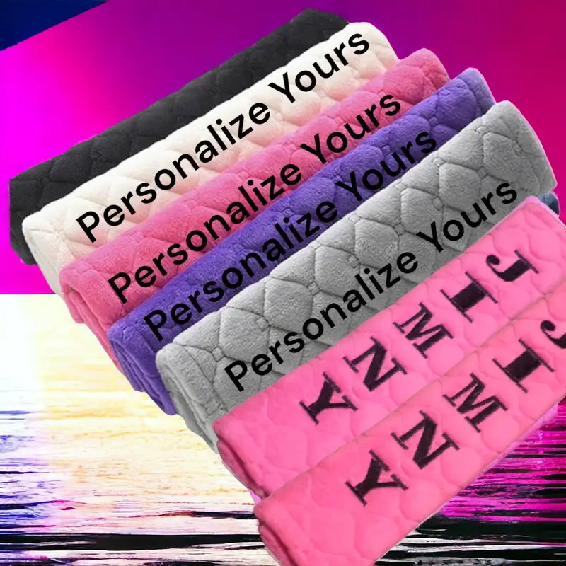 Name only personalised seat belt covers