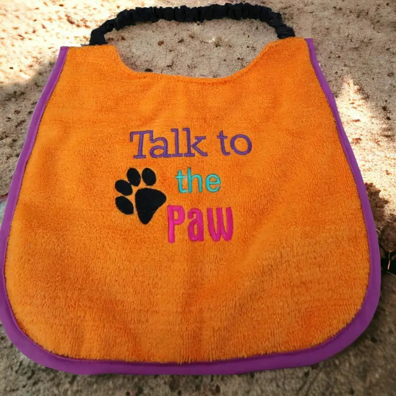 Talk to the paw dog bib, photo 10