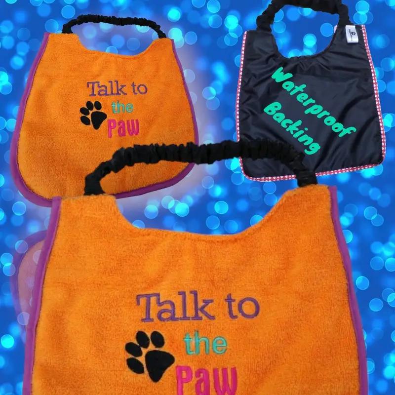 Talk to the paw dog bib, photo 11