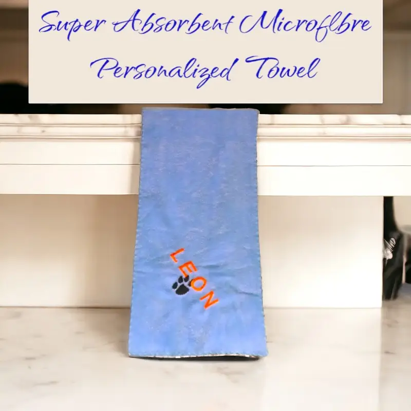 Personalised microfibre hand/face/pet towel, photo 17