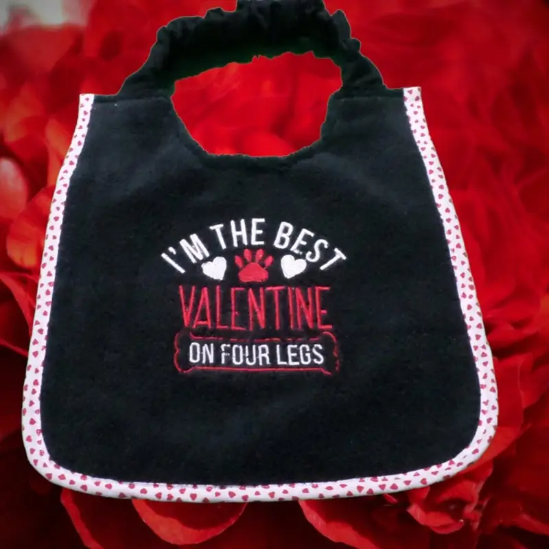 I’m the best Valentine dog bib, photo 9
