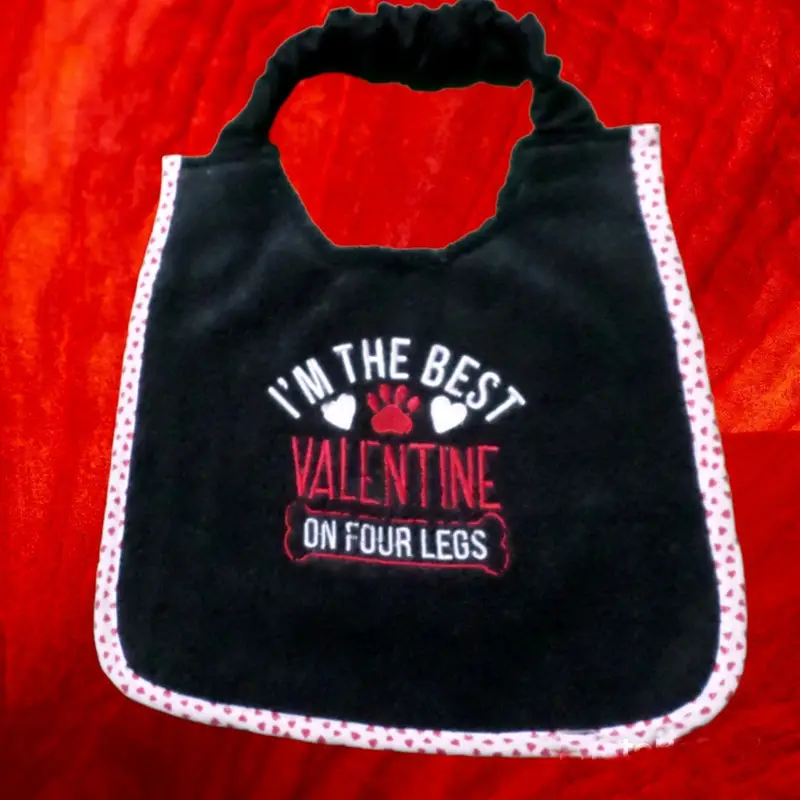 I’m the best Valentine dog bib, photo 4